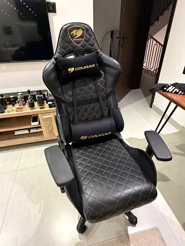 My Cougar black gaming chair - good condition