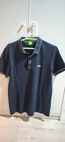 BOSS Mens navy polo shirt - good condition