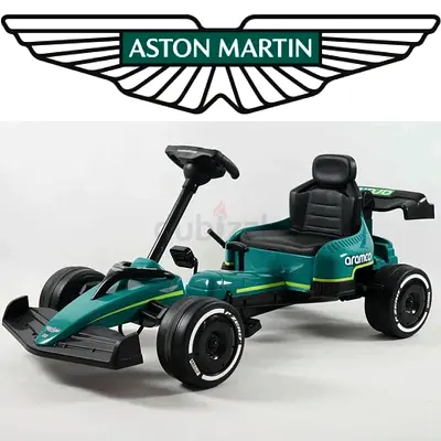 Pedal Go Kart Aston Martin, foam wheels, green