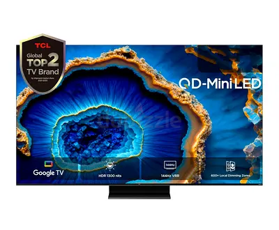 TCL 85 inch TV Android Smart QD Mini LED TV - 4K - 144Hz 1 Year Warranty
