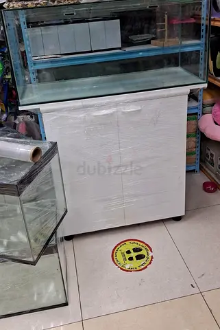 💡 100 cm White Aquarium Tank  Cabinet – Great Deal! 💡