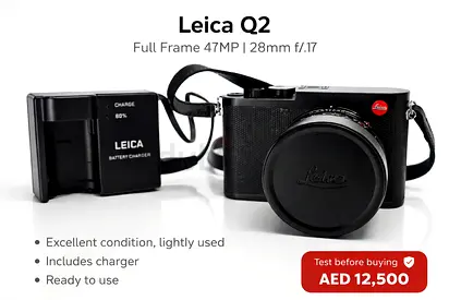 Leica Q2 Full Frame - Excellent Condition | 47MP