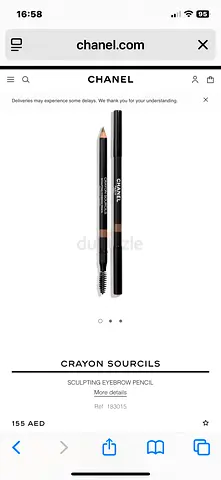 CHANEL Eyebrow Pencil Shade 10 Blonde Clair