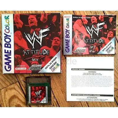 Nintendo Gameboy Color WWF Attitude
