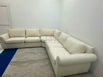 Like new condition pottery barn corner sofa