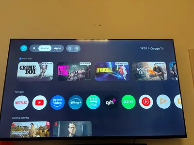 Smart LED TV with Google TV Features