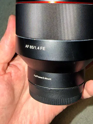85mm AF 85/1.4 FE e-mount + ND