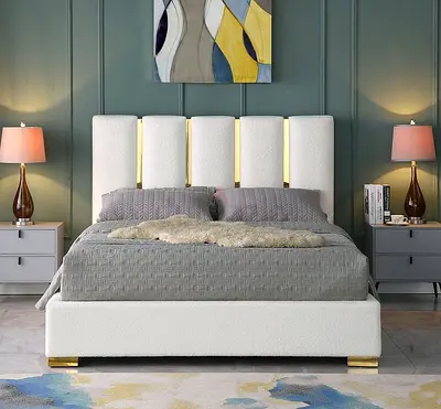 New Design koshan Brand new Queen size bed storage bed with medical mattress strong bed Queen bed