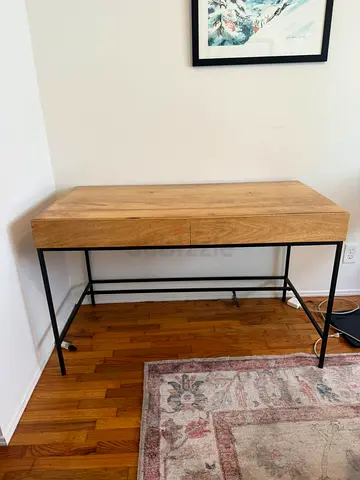 West Elm Industrial Desk 48 in raw Mango