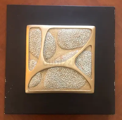Luxury 3D Abstract Wall Art - Elegant Gold  Textured Relief