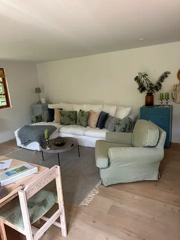 Ikea great white colour sofa bed with mattress