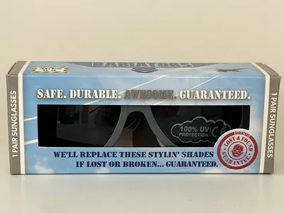 Babiators Kids Sunglasses 0-3yrs Grey BRAND NEW