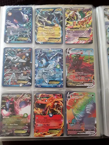 Selling a binder with pokemon and football cards