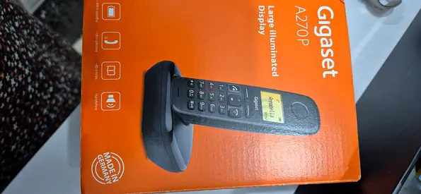 Gigaset A270P Cordless Phone with Large Illuminated Display