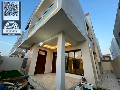 🏡 Brand new villa in Al Zahia | 6 master bedrooms + living room and majlis | Central air conditioning | AED 130,000