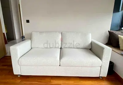 IKEA vimle Two Seater sofa Bed Beige Good condition