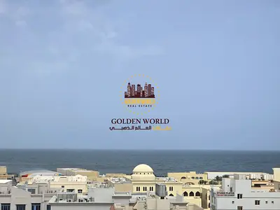 شقة غرفة ماستر وصالة أول ساكن في القليعة بالشارقة مع إطلالة بحرية مفتوحة وباركينغ مجاني