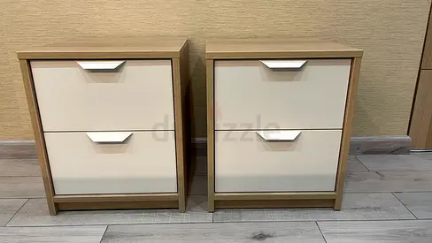IKEA ASKVOLL  2 nightstands - PRICE DROP - only 120aed both