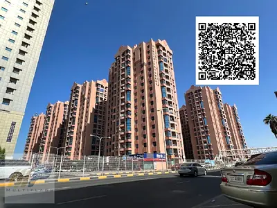 1BHK Apartment for Rent in Al Nuaimiya Towers Ajman, 1050 Sq Ft, Prime Location Close to All Services, AED 27,000 Yearly