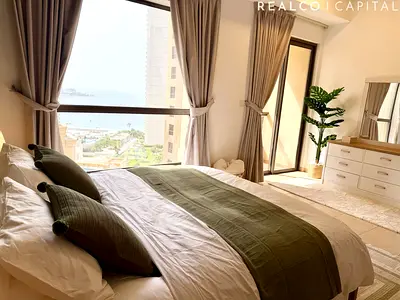 1-Bedroom Sea View Apartment in JBR Dubai | Balcony | Water Views | Bahar 6