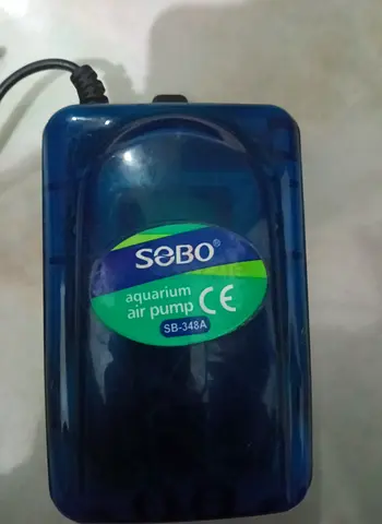 SOBO BK - SB-348A Double Outlets 2x4.0 l/min Aquarium  Air Pump  ( With Air stone and tube )