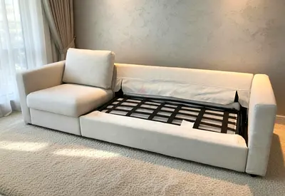 Beige Ikea vimle gunnared beige sofa bed