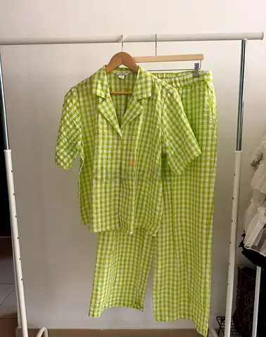 Monki Two-Piece Set - Shirt Pants, Size S/M