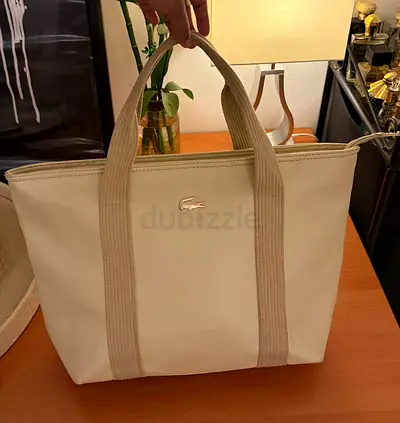 Lacoste Beige Tote Bag