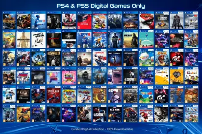 PS4  PS5 ( Digital )Games  staring from 5AED