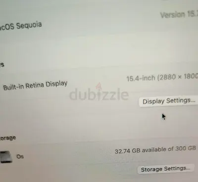 MacBook Pro 15.4-inch Retina (32GB Ram)