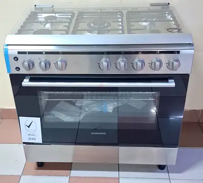 Daewoo 5Burner full gas cooker 90cm
