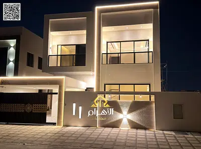 فيلا فاخرة في **الياسمين – عجمان** جاهزة للسكن الفوري بتشطيبات راقية ومساحات واسعة. ✅ **تمليك حر لجميع الجنسيات** | للتواصل وحجز موعد: **محمد مرزوق –