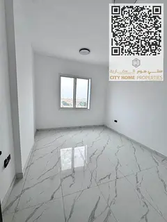 One-bedroom apartment for rent in Al Muwaihat 1, first occupancy | Balcony and central air condition