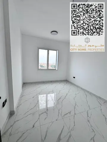 One-bedroom apartment for rent in Al Muwaihat 1, first occupancy | Balcony and central air conditioning, spacious | Near Dubai exit