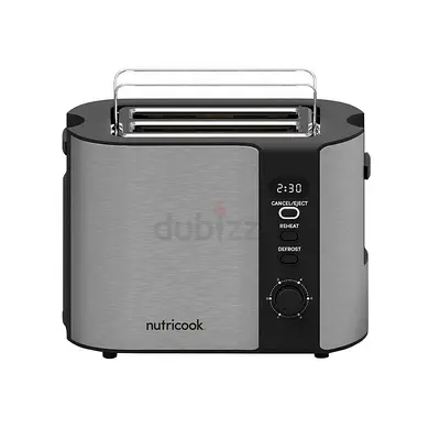 Nutricook 2-Slice Stainless Steel Toaster — New