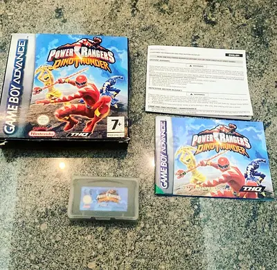 Power Rangers: Dino Thunder (Nintendo Game Boy Advance, 2004) Boxed with Manual
