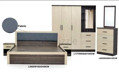 Furniture Bed cupboard and Mirror