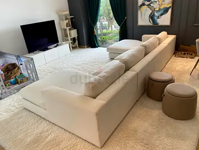 Crate and barrel U Shape sofa