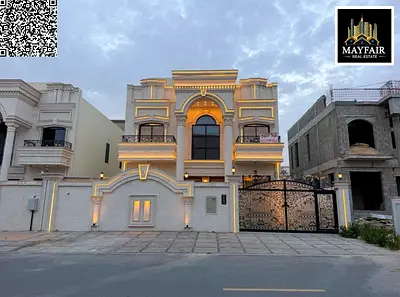 فيلا فاخرة بالحليو 2 مقابل حديقة الحميدية، تصميم كلاسك وتشطيب VIP، 6 غرف ماستر، حديقة وبرجولا، موقع مميز، شامل الرسوم، السعر 2.25 مليون قابل للتفاوض