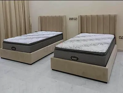 Brand New Luxury Fully Customizable Single  Size Bed - UAE Sharjah Made