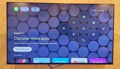 65 Inch Sony TV with sound systems