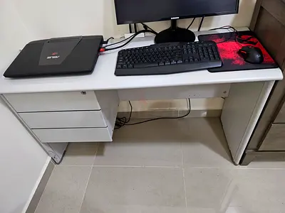 Desk with 3 Drawers and an Executive Chair