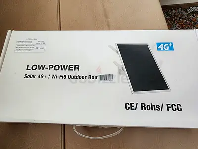 4G+ Solar SIM Card WiFi 6 Router Waterproof Outdoor 4G To WiFi Cable