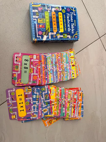 Usborne Times Tables Flashcards – Multiplication Practice