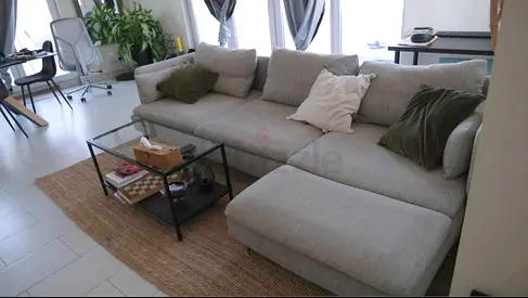 IKEA Soderhamn L Shape Sofa Gray Good condition