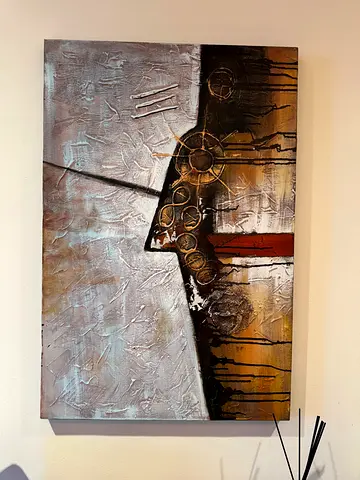 Abstract Art Wall Painting, 90x60cm