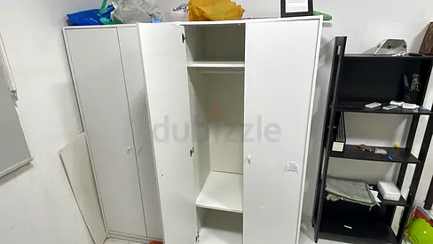 White 2-door Wardrobe (IKEA KLEPPSTAD) x 2 - Good condition