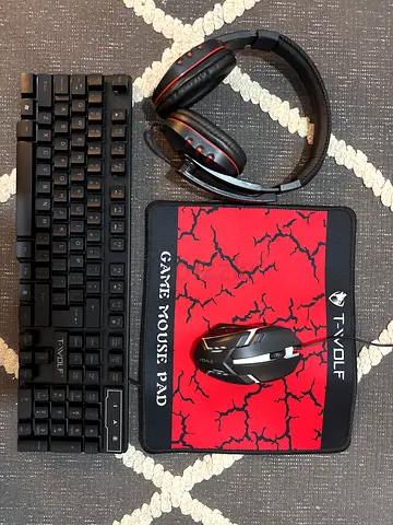 T-wolf gaming set for KBM