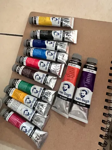 Set of Van Gogh Artist Oil Paints