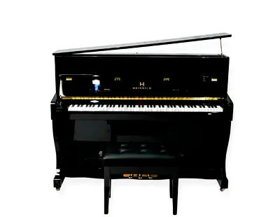 Heinrich Upright Piano HN-110E Polished Black for sale!